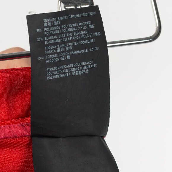 Balenciaga Red High-Waisted Skinny Pants - Picture 11 of 12